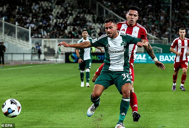 Baldock only joined Panathinaikos in the summer after starting his venture in the Greek Super League