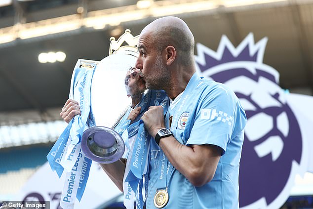 Pep Guardiola's own future is unclear with his current contract set to expire at the end of the season