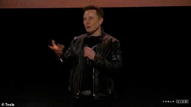 Musk said of the Optimus robots at the event: 'At scale, you should be able to buy an Optimus robot for $20,000 - $30,000'