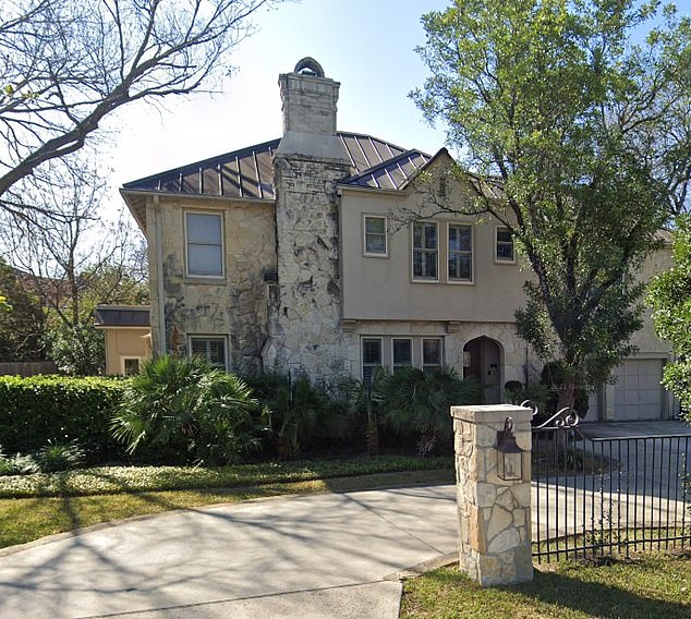 A thorough investigation has already taken place into the Olmos Park family's four-bedroom, five-bathroom home (pictured), worth an estimated $1.4 million.