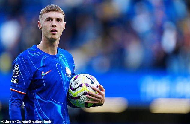 Cole Palmer, who scored four goals in a 4-2 win over Brighton, won the Player of the Month award