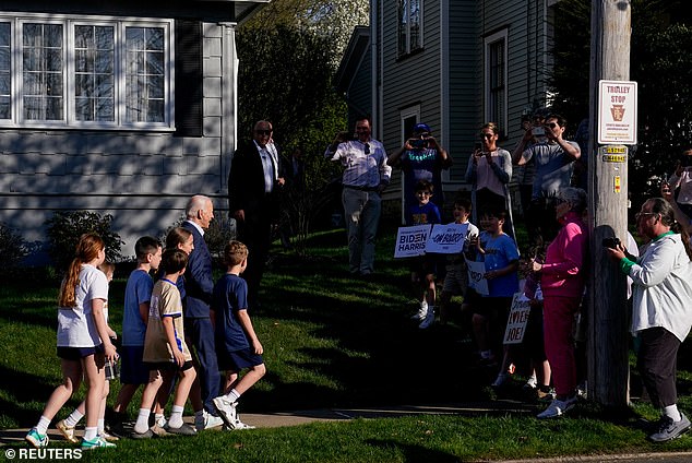 President Joe Biden revisited his childhood home in Scranton in April as he sought re-election. Now voters in the area are worried about whether Kamala Harris can win the state he carried