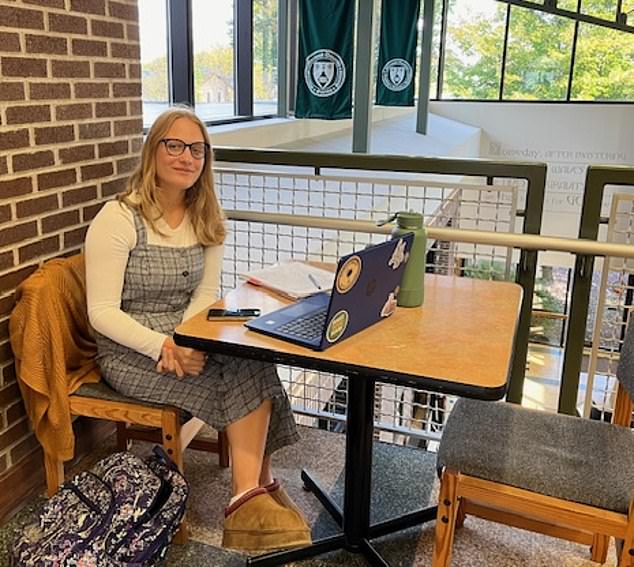 Mia Scotti studies at Catholic Marywood University, a stone's throw from Biden's childhood home. She is preparing to cast her first vote for Donald Trump