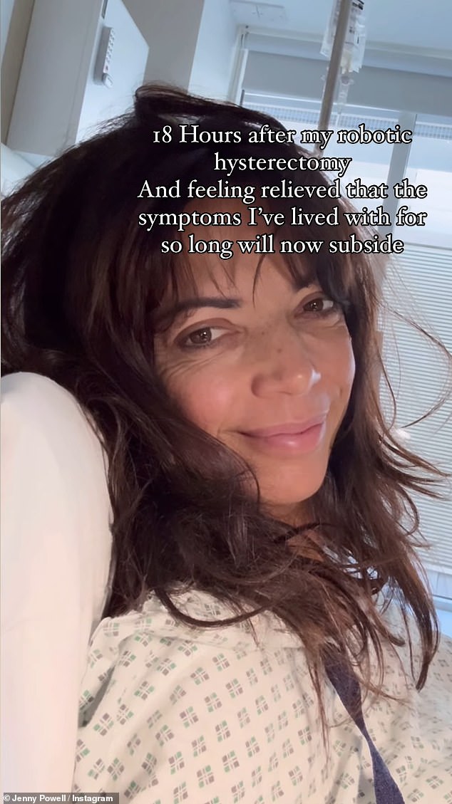 Before her surgery, she explained in a clip on her Instagram Story: 