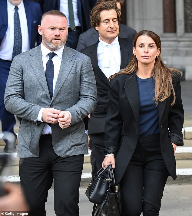 Vardys' visit to the Middle East comes after Mrs Vardy lost the final lap of her marathon 'wagatha Christie' Legal Case Against Coleen Rooney (right)