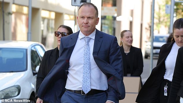 Public prosecutor Brett Tooker (pictured) told the WA Supreme Court that just days after Colleen Rebelo's death, her son Andre began making claims on her life insurance policy he had taken out against her in the week before her death.