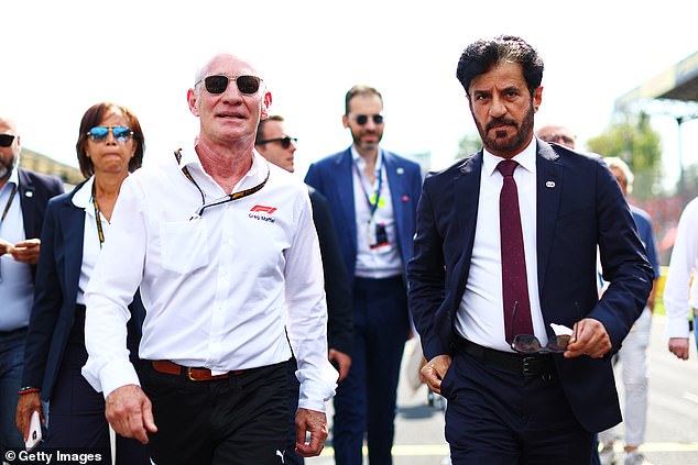 Liberty Media chief executive Greg Maffei, left, has become increasingly visible at races in recent months, amid suggestions he wants a change of leadership in Formula 1