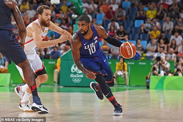 Irving previously won a gold medal with Team USA at the 2016 Rio Olympics