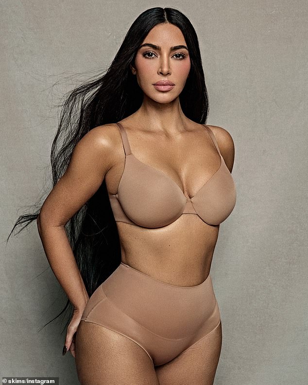 Kardashian has said in the past that modeling the items herself has helped the business