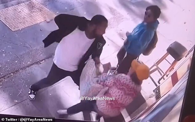 An elderly woman is brutally attacked in an unprovoked attack in Oakland