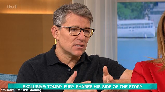 Tommy spoke on This Morning about difficult recent times ahead of his first memoir Lighting Can Strike Twice: My Life as a Fury, in which he was bombarded with questions from presenters Cat Deeley and Ben Shephard (seen)