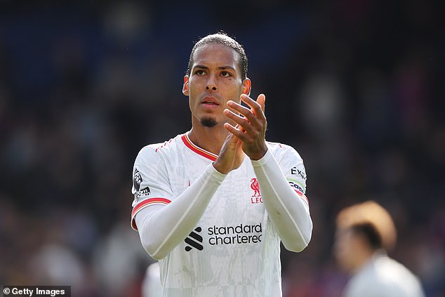 Reds captain Virgil van Dijk (photo) is also in the final year of his contract at Anfield