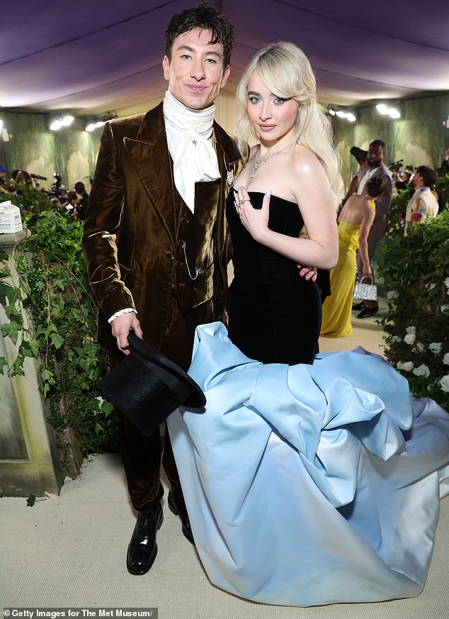 Sabrina and Barry made their first official red carpet debut as a couple at the Met Gala in May