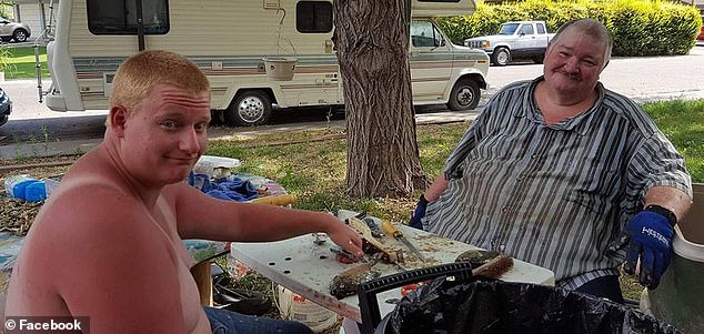 Leanne and Anthony would stay in the camper in the front yard until the repairs [to their flooded house] have been made.'