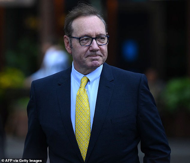 On the steps of the court after the verdicts were handed down, he thanked the jury, his legal team and his loyal manager and long-time friend Evan Lowenstein for supporting him; seen in July 2023 in London