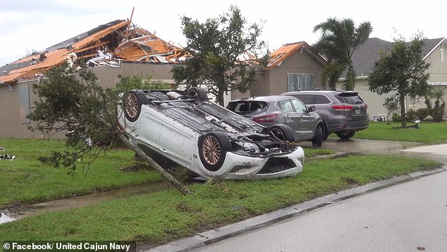 The monster storm cut a path of destruction through Florida, leaving millions without power and killing 16 people