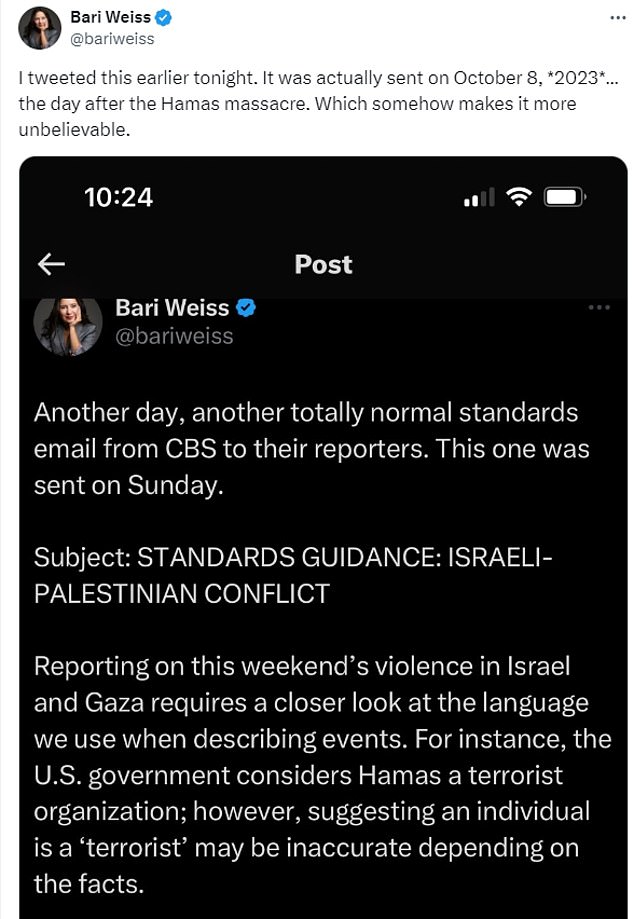 1728692046 317 CBS warns journalists not to say that Jerusalem is in