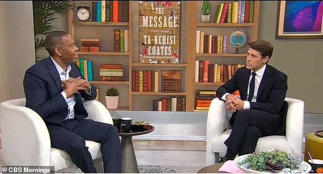 CBS Mornings co-host Tony Dokoupil (right) excoriated author Ta-Nehisi Coates (left) for 