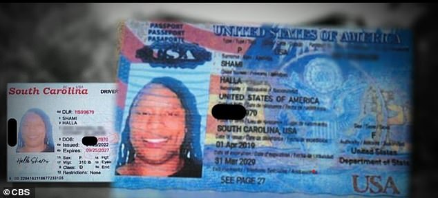 Officials also noted that Halla's fake South Carolina driver's license 