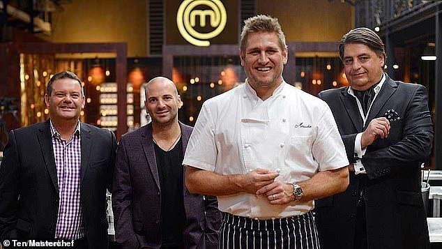 The 48-year-old restaurateur (center right) was criticized by viewers this season for being 