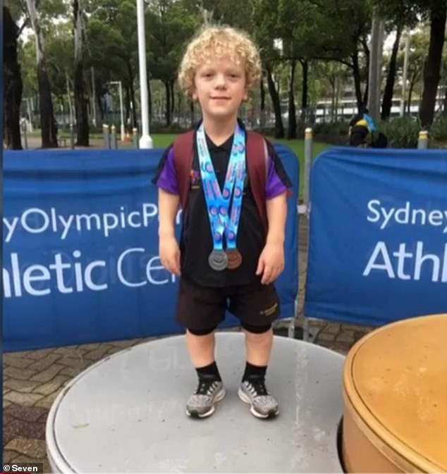 Brockmann dressed Hugo in Puma chassis and also gave him a year's supply of chocolate milk (photo, after an earlier race)