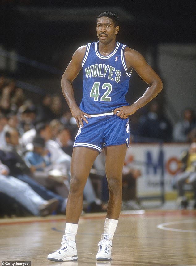 Mitchell, seen circa 1989, enjoyed a 13-year NBA career, primarily with the Timberwolves