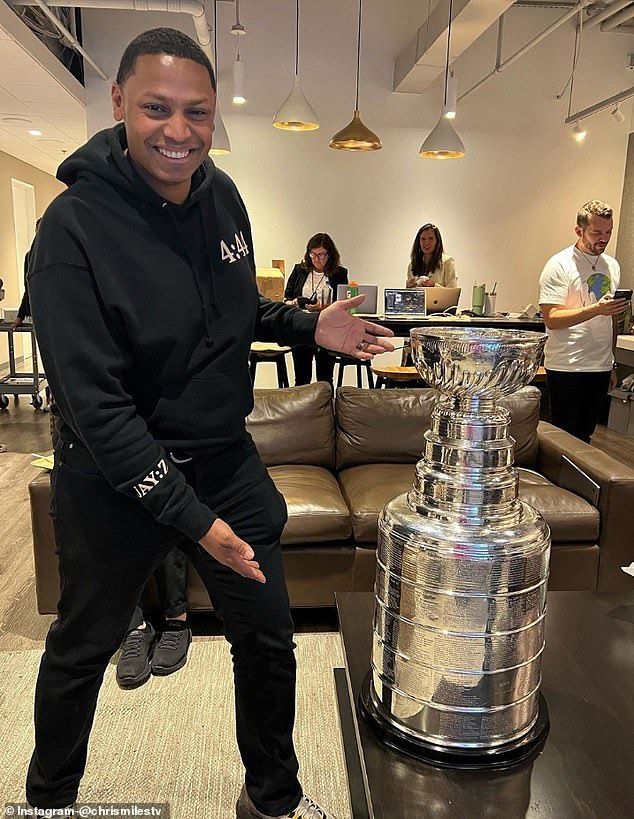 Miles, who will be seen in April 2023 at the NHL's Stanley Cup, is an anchor for NBA TV