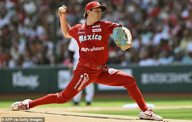 Trevor Bauer helped the Diablos Rojos beat New York 4-3 in an exhibition game in March