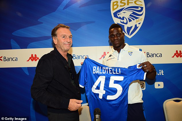 The last time Balotelli played in the Italian top flight was in 2019, when he returned to his hometown club Brescia.