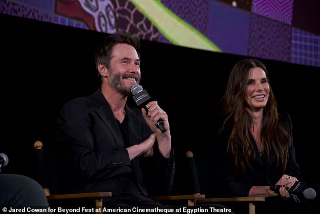 The former co-stars attended Beyond Fest's sold-out 30th anniversary screening of their hit film Speed ​​at the Egyptian Theater in Hollywood