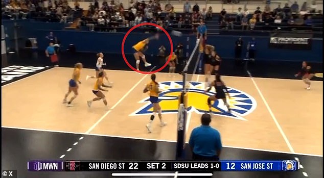 Fleming caused even more controversy this week by sending a spike off an opponent's face