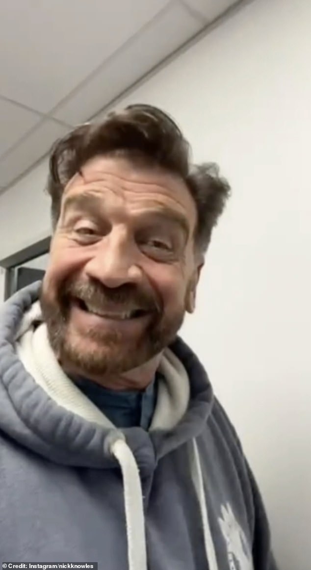 The DIY SOS star, 62, is back after it was finally confirmed on Friday that he would be dancing after suffering two injuries during his time on the show