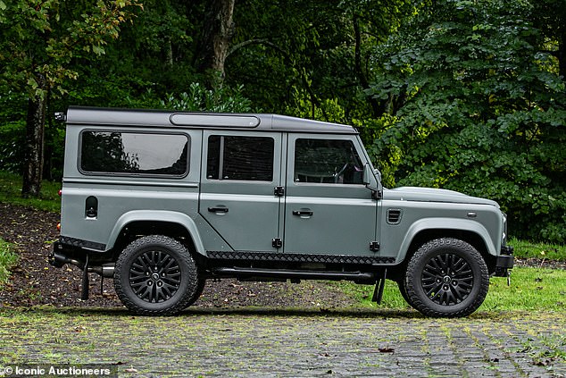 Specially customized by Nene Overland, it is estimated to fetch £75,000 to £85,000 when it goes on sale on November 9