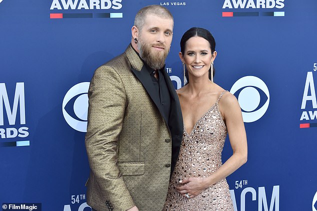 Brantley and Amber, who already share son Barrett (6) and daughter Braylen Hendrix (5), have been married since 2015; seen in 2019