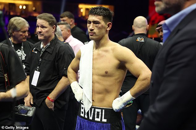 Eddie Hearn felt Bivol (pictured above) was 'robbed' of a decision on Saturday night