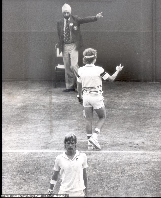 The 1981 championships were famous for McEnroe's much-parodied rage at the center over a phone call that went against him.