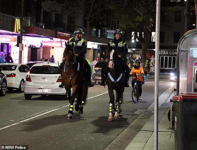 Licensee Dane Gorrel said the club was subject to 'harassment and intimidation' by local police (Photo: Police patrol Kings Cross)