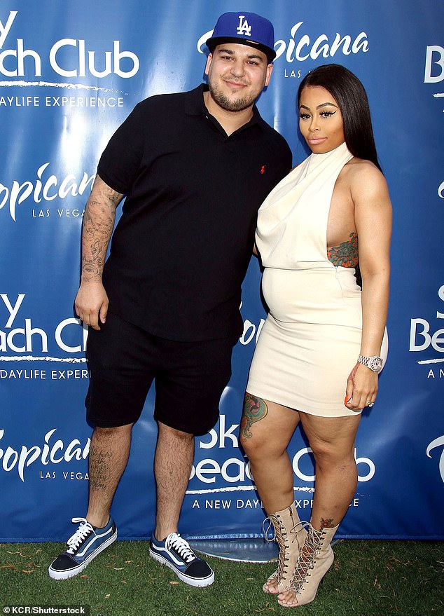 Rob Kardashian, 37, and ex-fiance rapper Blac Chyna welcomed Dream on November 10, 2016; seen in May 2016