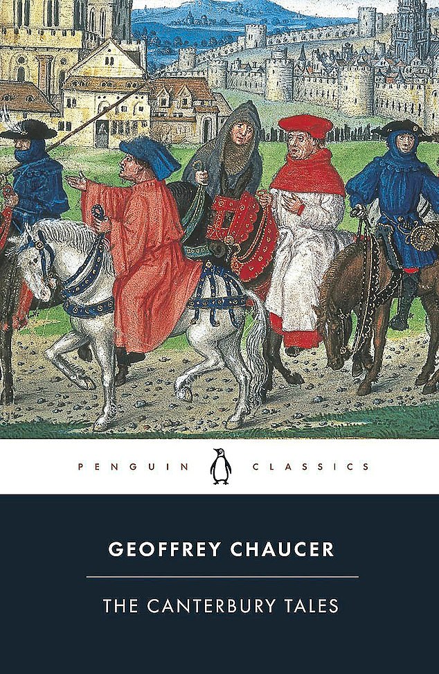 The Canterbury Tales, written between 1387 and 1400, is a collection of stories about characters on a pilgrimage from London to the grave of Saint Thomas Becket in Canterbury Cathedral