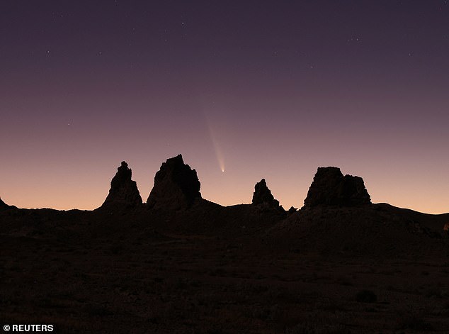 The comet emerged from the Oort cloud – a bubble-like phenomenon that encompasses our solar system