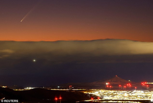 Stargazers are calling A3 the 'comet of the century' and it arrived for the first time on Friday, but could be seen in the coming weeks