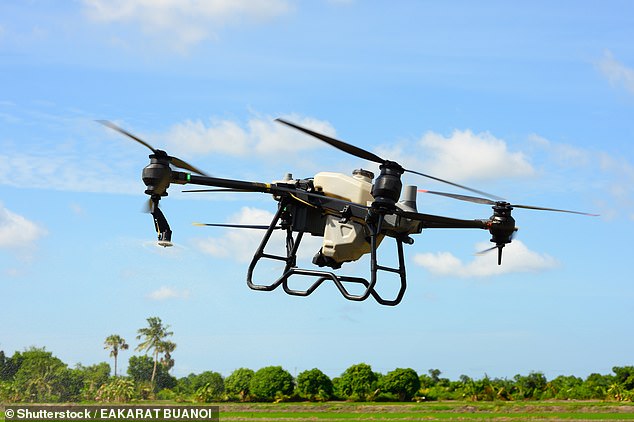 Equipped with a magnetometer - essentially a huge metal detector - a drone flying over Rancocas Creek discovered a magnetic anomaly that matched what was expected of the iron-hulled ship (stock image)