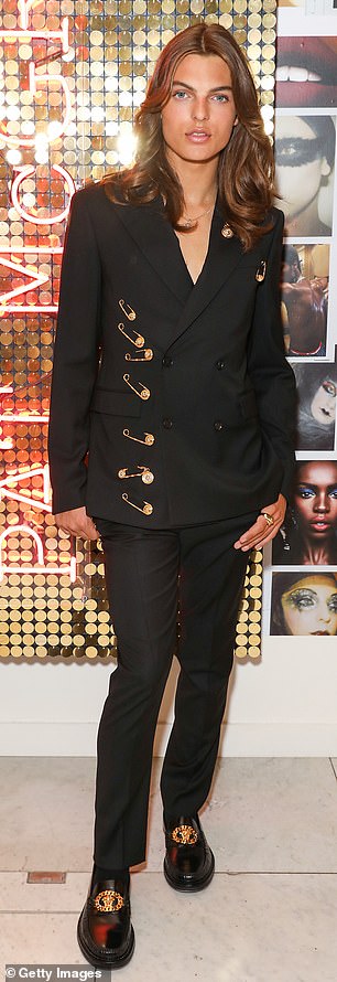 Although Damian has yet to don the iconic safety pin dress that made Elizabeth a household name, he paid tribute to the outfit while attending a makeup launch event in 2019.