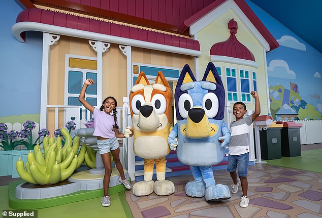 Newly released Bluey's World images give fans a first look at the vibrant, life-size sets that bring the iconic Heeler home, backyard and beyond to life