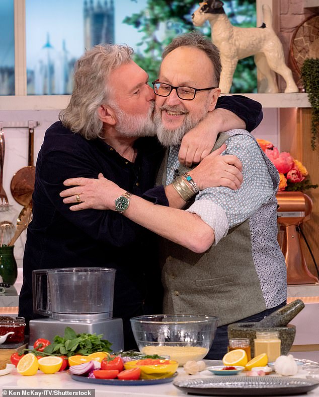 Si has opened up about his struggles with grief and how he dealt with the loss of his friend's death. Pictured: The pair on This Morning in April 2023