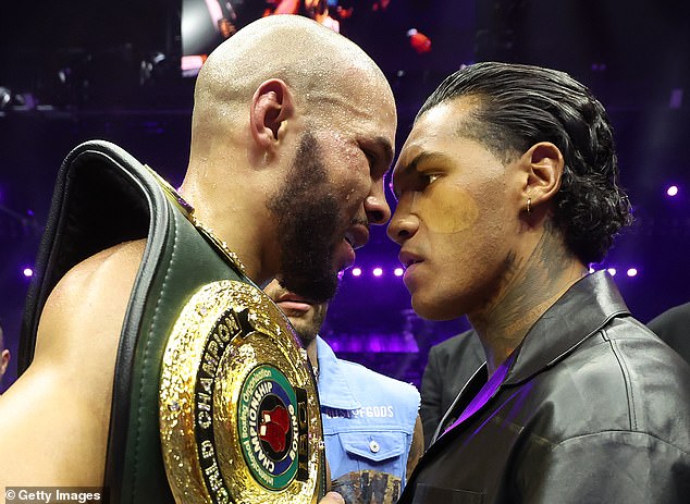 Chris Eubank (left) and Conor Benn (right) faced off again after the former's win