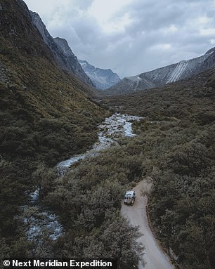 The couple climbed the Cordillera Blanca, a mountain range in northern Peru