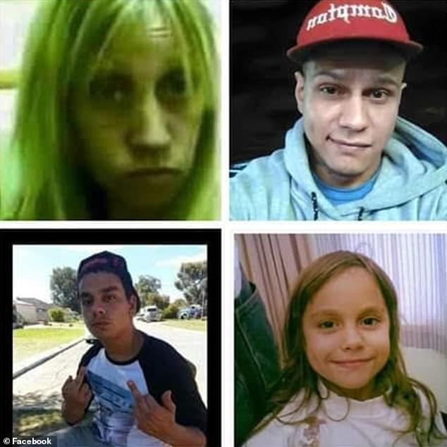 Riley's mother Trina (above left) died in 2017, followed five weeks later by her son Duane Jr (above right). Regan (bottom left) took his own life in 2013 at the age of 19, and six-year-old sister Janaya (bottom right) died in a car accident in 2009