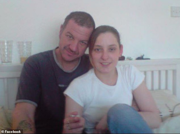 Mr Weatherall and his wife Hayley before being jailed for trying to kill him three times