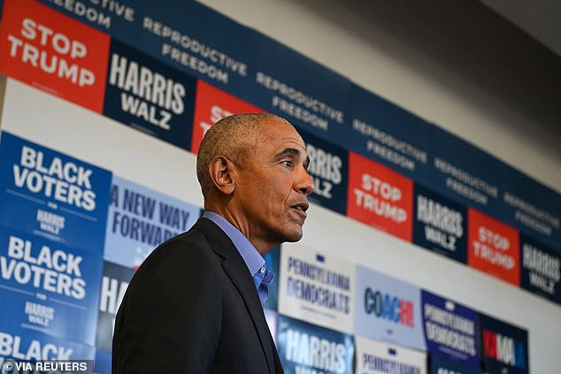 Obama said he was responding to reports because there was less enthusiasm for Harris than for his own candidacy and that some black men were considering sitting out the election.